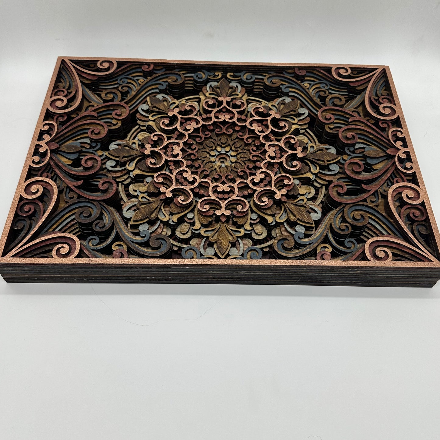 Wood Panel Mandala