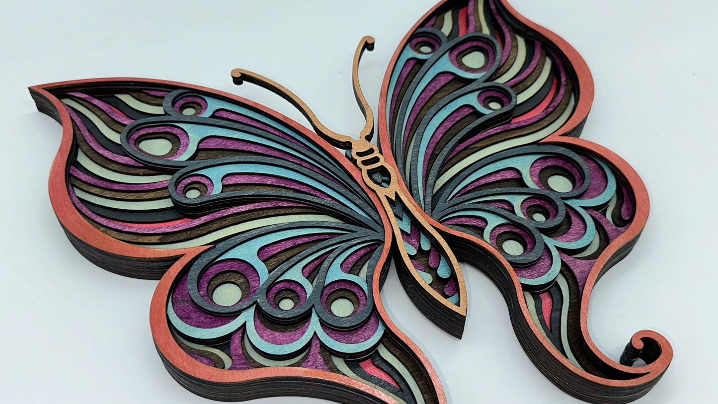 Wood Butterfly