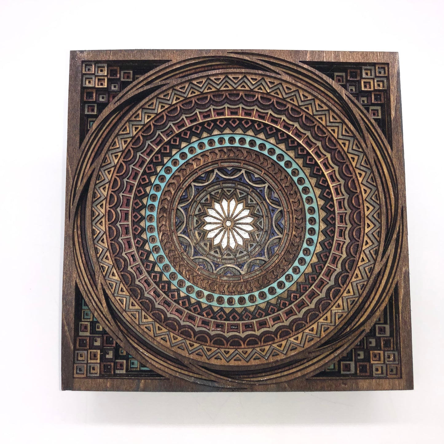 Wood Mini Circular Mandala