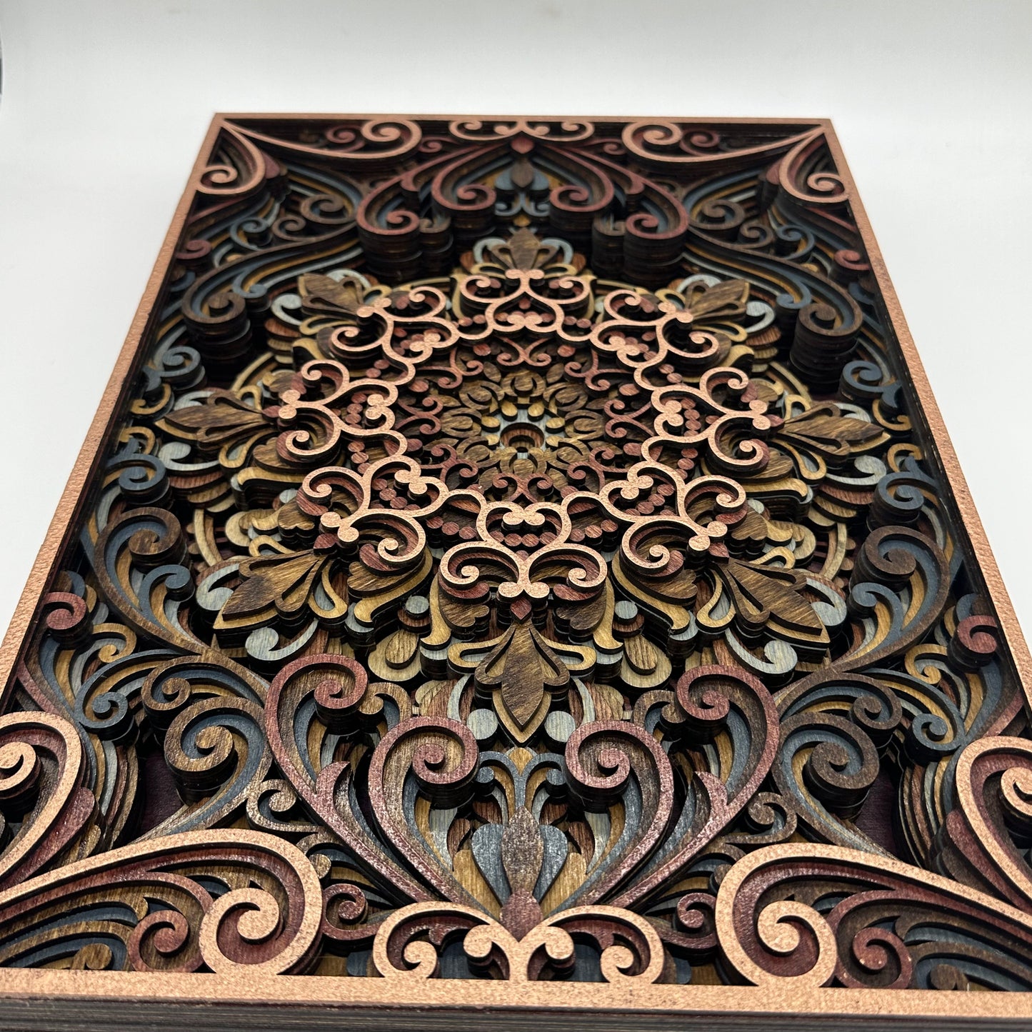 Wood Panel Mandala