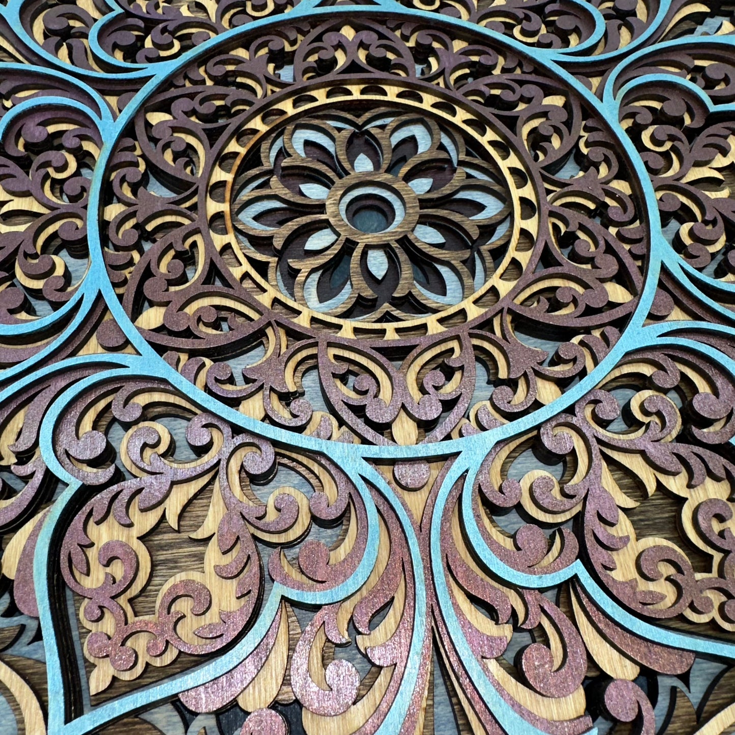 Wood Circle Mandala