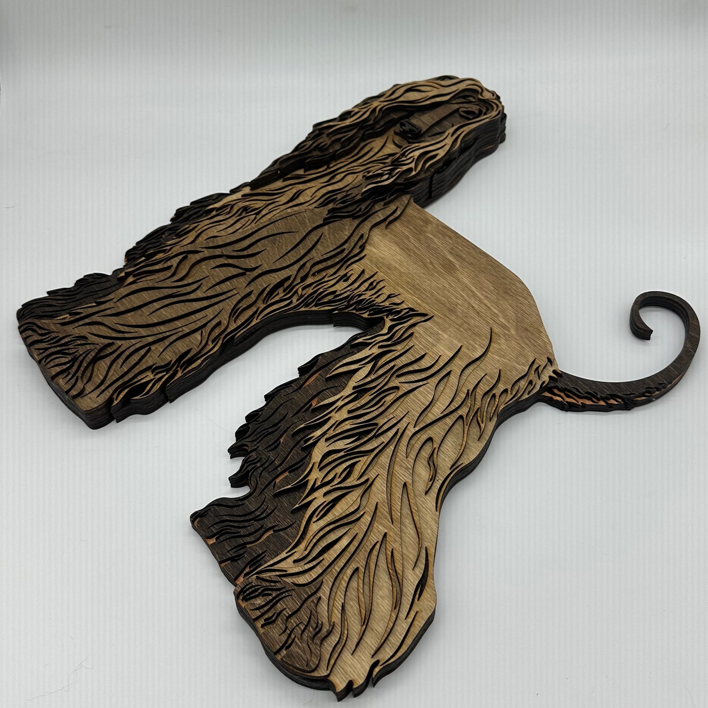 Original Wood Afghan Hound