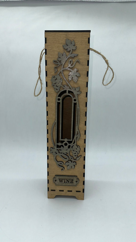 Grape Arch Wood Wine Box