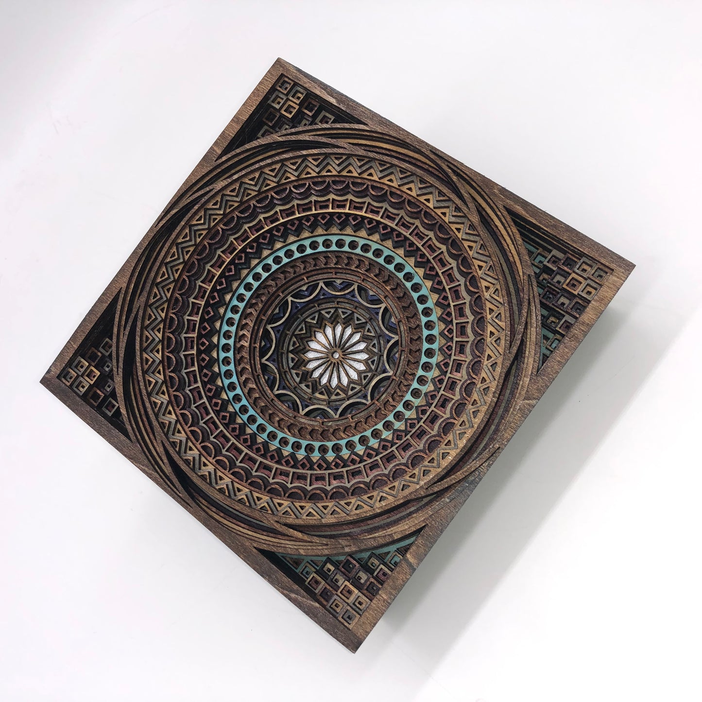 Wood Mini Circular Mandala