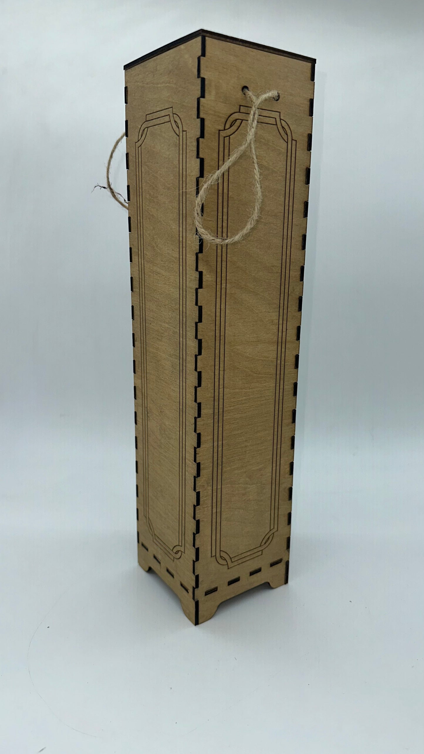 Wood Grape Arch Wine Box