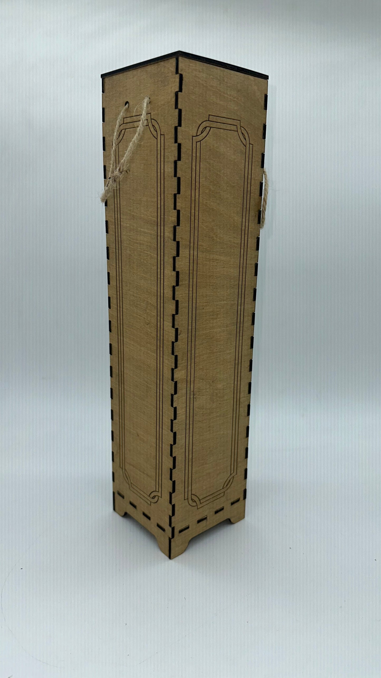 Wood Grape Arch Wine Box