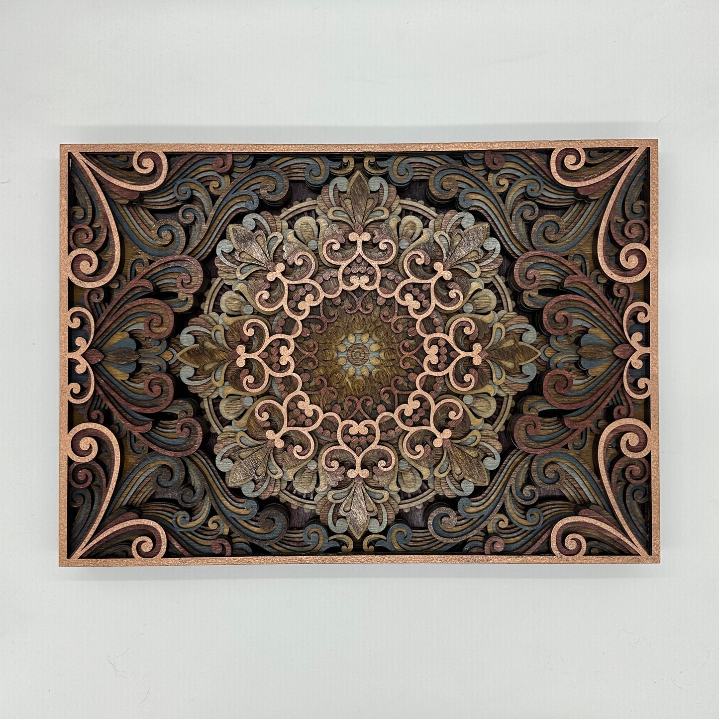 Wood Panel Mandala